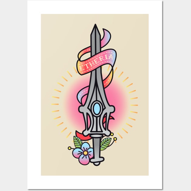 Etheria Sword Tattoo Shera Wall Art by LADYLOVE